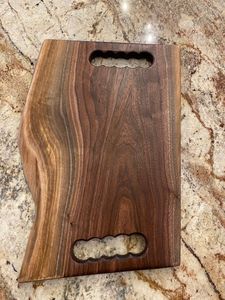 Grande planche à découper pliante en bois d'acacia bloc à découper de cuisine multifonctionnel avec poignée nouvelle grande planche à poignée pour la cuisine - Product Image 5