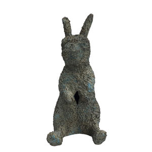 Ceci est digne lapin aluminium laiton brut couleur Sculpture pour la maison et décorations de Pâques cadeaux en gros décoratif à la main - Product Image 6