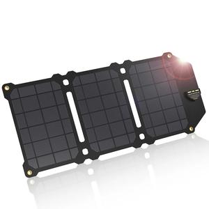 Panneau solaire portable monocristallin noir pliable de 20 watts, étanche IP67, en ETFE - Product Image 3