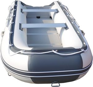 Newport 12ft 6in Catalina Inflatable Dinghy <b>Boat</b> Transom Sport <b>Tender</b> 6 Person 20 Horsepower USCG New Stock - Product Image 1