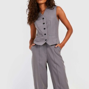 Gilet matelassé sans manches en coton décontracté à col en V respirant avec logo personnalisé pour femmes Vêtement d'extérieur chaud pour l'hiver - Product Image 2