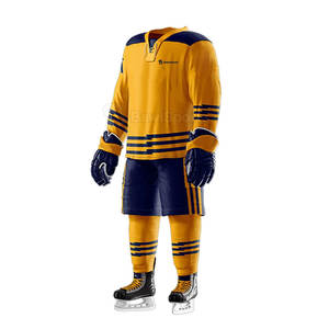 Uniforme de Hockey sobre hielo de diseño personalizado más vendido Conjuntos de ropa de práctica de nuevo estilo con servicio OEM - Product Image 6