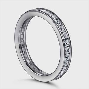 925เงินสเตอร์ลิงทำด้วยมือสีขาวบุษราคัมดีไซน์เนอร์ที่ดีที่สุดแหวนสัญญา925ของขวัญแต่งงานเครื่องประดับคุณภาพสูง - Product Image 1