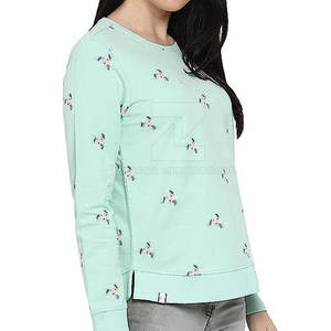 Sudaderas transpirables de manga larga para mujer, sudaderas de gran tamaño para mujer, sudaderas 100% de algodón para mujer - Product Image 3