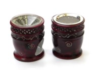 Diffuseur d'huiles essentielles en pierre de savon spirale pour huiles de lavande et de rose, chauffe-bougie non électrique OBS-176