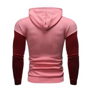 Sweat à capuche mode OEM Streetwear vierge Sweat à capuche manches longues coupe ajustée pour hommes Sweats à capuche en polaire - Product Image 2