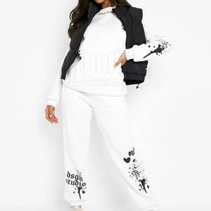 Ropa deportiva de manga larga Ropa de entrenamiento deportivo Casual 2025 Último diseño Chándal estampado para mujer a bajo precio - Product Image 3