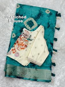 Evergreen Design Viscose Coton Avec Fil Broderie Saree Femme Fabricant De Mode Et Fournisseur De Surat Au Taux Le Plus Bas - Product Image 6