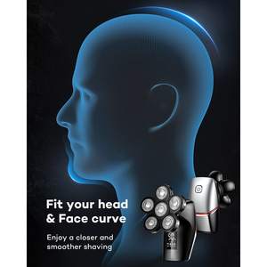 Rasoir électrique rechargeable sans fil pour homme 4 en 1, kit de toilettage pour utilisation humide et sèche avec rasoir facial étanche IPX7 - Product Image 5