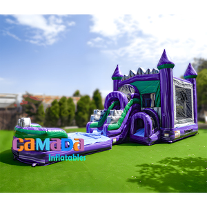 Combo gonflable de rebond gonflable commercial de videur pour des locations pleines d'entrain de maison de saut d'enfants - Product Image 3