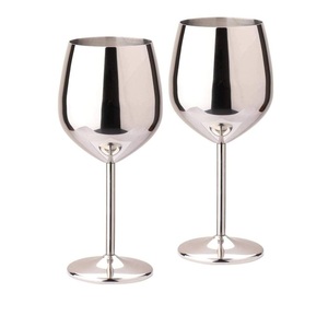Tendance Unique moderne or gobelet incassable en acier inoxydable vin rouge pour flûte fait à la main lave-vaisselle verres - Product Image 6