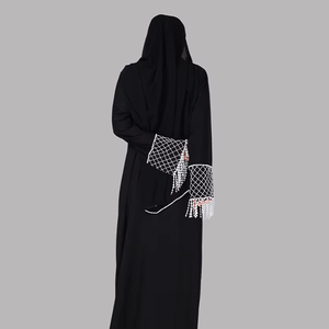 Abaya entièrement personnalisée, nouvelle tendance, arrivée récente, abaya élégante pour femmes, vêtements islamiques de haute qualité, taille plus, manches longues - Product Image 6