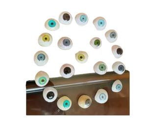 VENTA CALIENTE 2024 COLOR DE LA MEZCLA DE POLVO ACRÍLICO OJOS ARTIFICIALES JUEGO DE 20PCS .. - Product Image 1