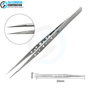 Pinzas para pestañas de alta calidad hechas en Pakistán, fabricación de fábrica, herramientas de belleza, pinzas para pestañas - Product Image 4