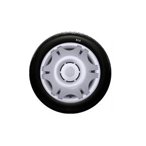 Elegantes cubiertas de rueda irrompibles de 16 pulgadas con acabado ABS compatibles con todos los vehículos, incluido Toyota, 1 Juego de 4 - Product Image 1