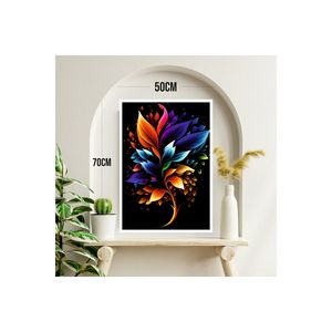 โต๊ะพิมพ์คุณภาพสูงขนาด70x50ซม. ผลิตภัณฑ์ศิลปะกรอบดอกไม้สีจางไม่ซีดจาง - Product Image 3