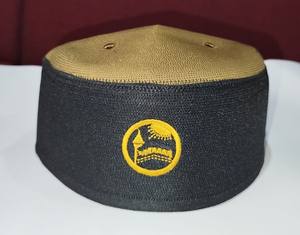 Gorra de oración musulmana bordada personalizada de alta calidad, sombrero rojo, azul, negro y blanco en Bangladesh - Product Image 4