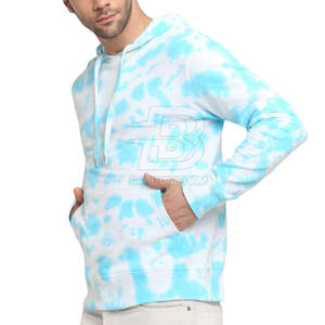 Pull à capuche imprimé personnalisé de haute qualité pour hommes, vêtements de mode de rue pour l'hiver-Teint uni - Product Image 4