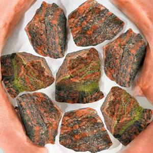 Unakite naturelle pierre brute cristal brut en vrac pour Reiki Chakra énergie de guérison équilibrage en gros pour la décoration - Product Image 4
