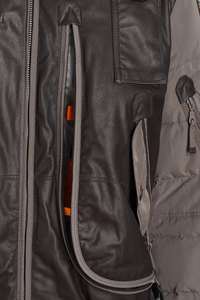 <b>Men's</b> Hooded <b>Fleece</b> Fur Jacket Wholesale Custom Blank High Quality <b>Black</b> Private Label Outdoor Winter - Product Image 6