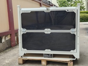 Stackable Heavy Duty <b>Storage</b> <b>Cage</b> Powder Coated Steel Frame Custom Foldable Box for Industrial Application - Product Image 2