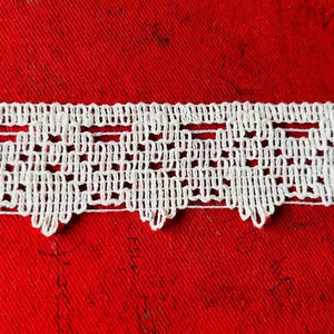 Luxury Traditional Beige Cotton Floral Crochet <b>Lace</b> Trim Narrow Decorative <b>Ribbon</b> Saree Lehenga Kurti Dress Garment Craft - Product Image 1