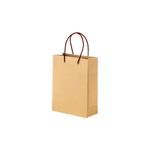 Borse per la spesa in carta riciclata ecologica con soffietto per gadget promozionali - Product Image 2