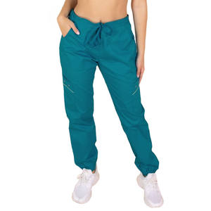 Ensemble de blouses d'hôpital, tenues médicales pour les professionnels de la santé, en coton mélangé doux, hauts et pantalons de blouse légers, infirmières, BY BS 2026 - Product Image 4
