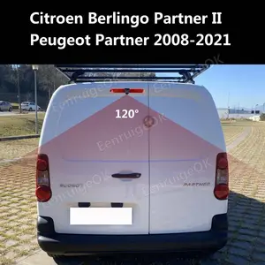 Ventes d'usine troisième feu stop vue arrière caméra de recul pour citroën Berlingo Peugeot Partner II 2008-2016 caméra de recul de stationnement