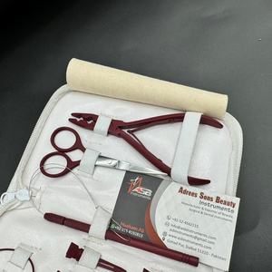 Mehron Durable En Acier Inoxydable De Qualité Chirurgicale Kit D'outils D'extension De Cheveux En Gros Vente Chaude Logo Personnalisé Pince - Product Image 4