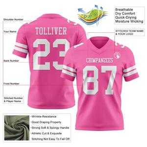 Jersey de fanático del fútbol americano de alta calidad, uniformes de número de nombre de equipo personalizado para amantes de los deportes - Product Image 6