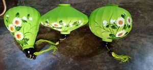 Linternas de seda vietnamitas colgantes personalizables con luz LED - Product Image 4