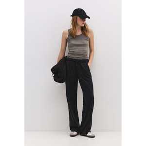 Pantalones de Corte Holgado de Algodón - Product Image 1