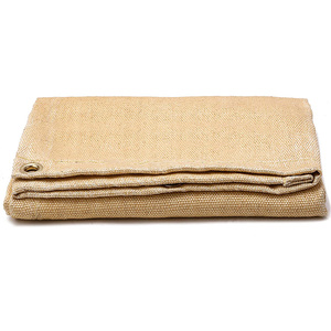 Tùy chỉnh kích thước cao Temp cách đ<span class=keywords><strong>i</strong></span>ện Heavy Duty sợ<span class=keywords><strong>i</strong></span> thủy tinh Hàn chăn cho thợ hàn tia lửa - Product Image 5