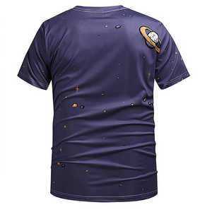 Camiseta 100% de poliéster personalizada para hombre, camiseta de alta calidad, venta al por mayor, personalizada, nueva - Product Image 2