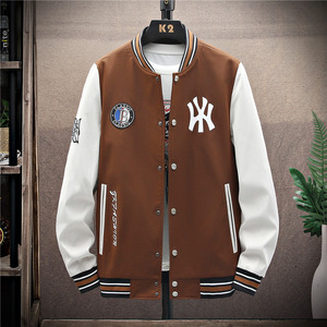 2024 más vendidos al por mayor de los hombres de invierno Varsity Letterman chaquetas de béisbol personalizado impermeable precio barato - Product Image 6
