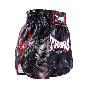 Shorts Spéciaux Jumeaux de Haute Qualité, Légers, Imprimés par Sublimation, Couleurs Personnalisées, Extensibles, Séchage Rapide, pour Muay Thai et Arts Martiaux - Product Image 3