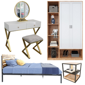 PN020 Classic & Contemporary Bedroom Furniture Combo Wood Bed <b>with</b> Reclining & Storage Features for Home Dining Farmhouse Use - Product Image 1
