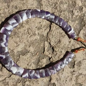 สร้อยคออเมทิสต์เลสคุณภาพสูงประดับด้วยลูกปัดอัญมณีสร้อยคอแฟชั่นสไตล์แฟชั่นพร้อมพลอย - Product Image 2