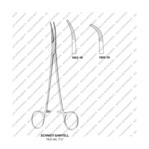 Nouveauté : Pinces hémostatiques courbées en acier inoxydable SCHNIDT-SAWTELL, instruments chirurgicaux de base par BIOLEX INSTRUMENTS - Product Image 1