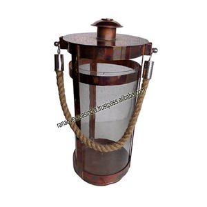 Factory Hot Sale Price Iron Hanging Candle <b>Lanterns</b> With Roap Handle for Weddings Livingroom Entryway Decoration - Product Image 6