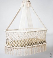 Vente en gros de haute qualité fait à la main bohème macramé balançoires pour bébé mobilier d'intérieur et d'extérieur pour chambres à coucher en Inde