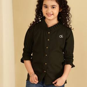 Top avec manches longues et boutons à col en V Pull T-shirts pour femmes - Product Image 3