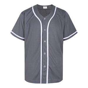 Classic Baseball Jersey Unique Design Comfortable Fit Solid Color <b>For</b> <b>Fan</b> Gear Game Day Celebration Sports Wear Apparel - Product Image 1