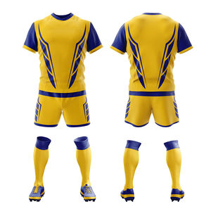 Ensembles d'uniformes de rugby à rayures personnalisées de qualité supérieure vêtements de sport respirants pour hommes OEM d'impression par transfert de chaleur - Product Image 2