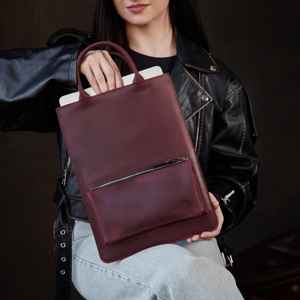 Full Grain Genuine <b>Leather</b> Durable Portable <b>Laptop</b> <b>Sleeve</b> Handmade for Professionals Travel and Study Use GLS-0277 - Product Image 4
