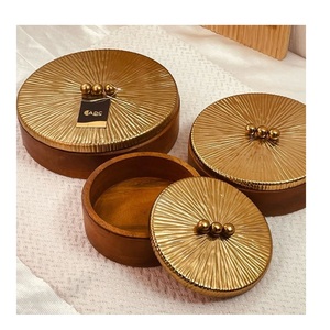 หม้อไม้เก็บความร้อนทรงกลม, หม้อไม้เก็บความร้อนความจุขนาดใหญ่ทำด้วยมือด้วยมือด้วยมือทรงแคบจานไม้ - Product Image 3