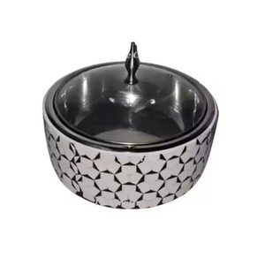 Four hollandais Belle marmite de style moyen-orient avec couvercle en acier inoxydable et en bois avec long bouton métallique Design fabuleux - Product Image 2