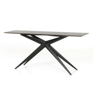 คอนโซลโต๊ะทำจากไม้สุดหรูคอนโซลฝังกระดูกโลหะด้วยผงโต๊ะทำจากไม้สำหรับโรงแรมในบ้าน - Product Image 5