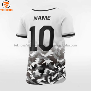 2025 OEM pas cher vierge mode maillot de Baseball pas cher en gros camouflage impression hommes et femmes maillots de Baseball conception personnalisée - Product Image 3